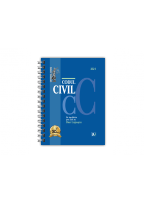 Codul civil Ianuarie 2024  EDITIE SPIRALATA, tiparita pe hartie alba