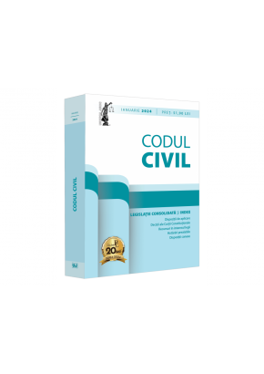 Codul civil: ianuarie 2024  Editie tiparita pe hartie alba